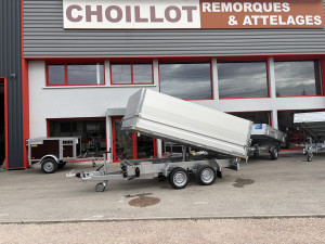 Promo tribenne HTK 3500.31 ALU AVEC REHAUSSE DE RIDELLE ALU