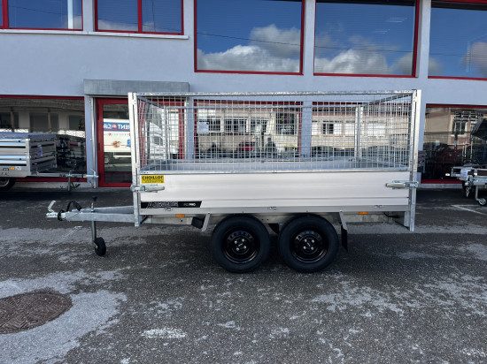 REHAUSSE GRILLAGEE POUR REMORQUE SIMPLE ET DOUBLE ESSIEUX PLT PRO FREINEE ET NON FREINEE 305x150